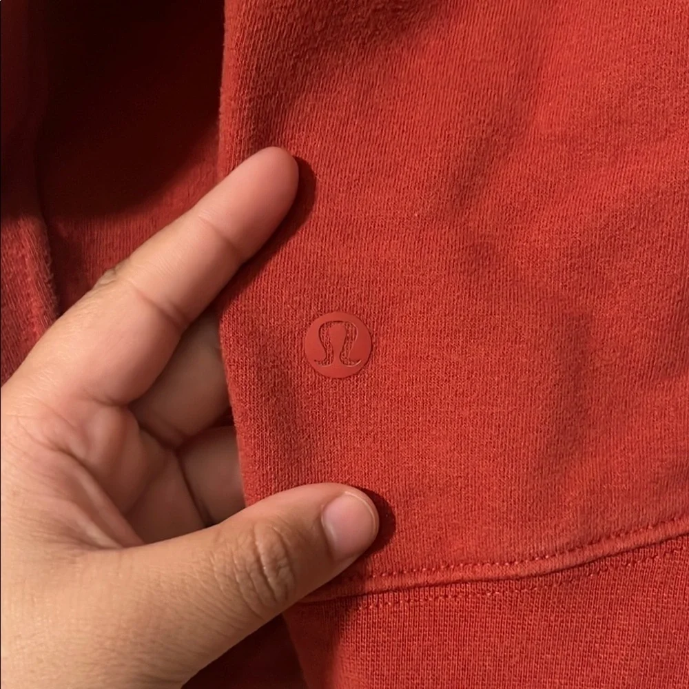 Lululemon Red Hoodie with Front Pocket